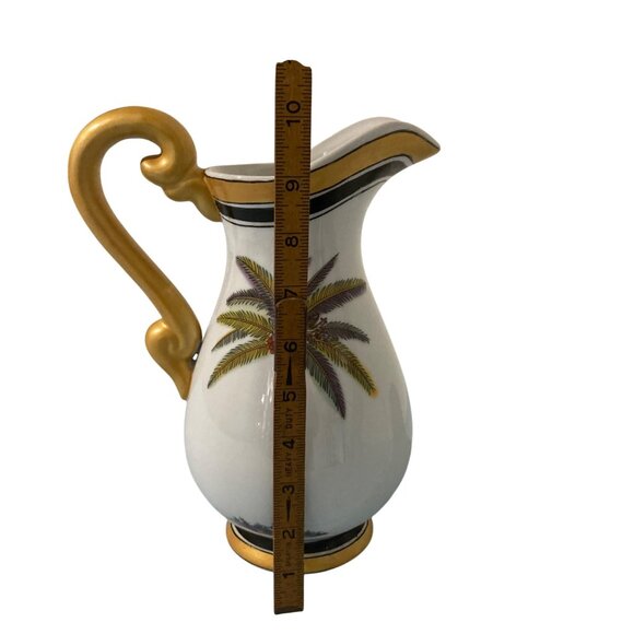 Vintage Raymond Waites Palm Tree Decorative Pitcher - Picture 8 of 9